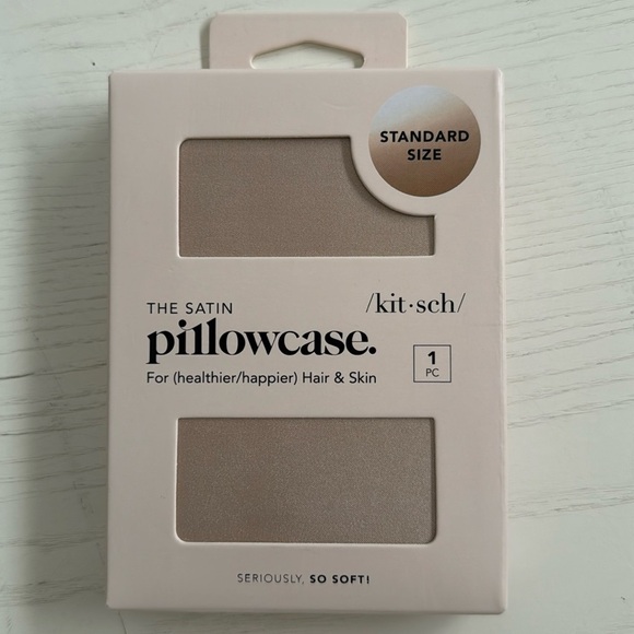 The Satin pillowcase by Kit sch  standard size, color champagne - Picture 1 of 3